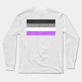 Shimmer Asexual Pride Flag Long Sleeve T-Shirt